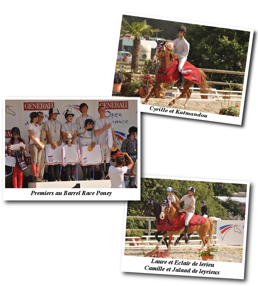 podium du barrel race